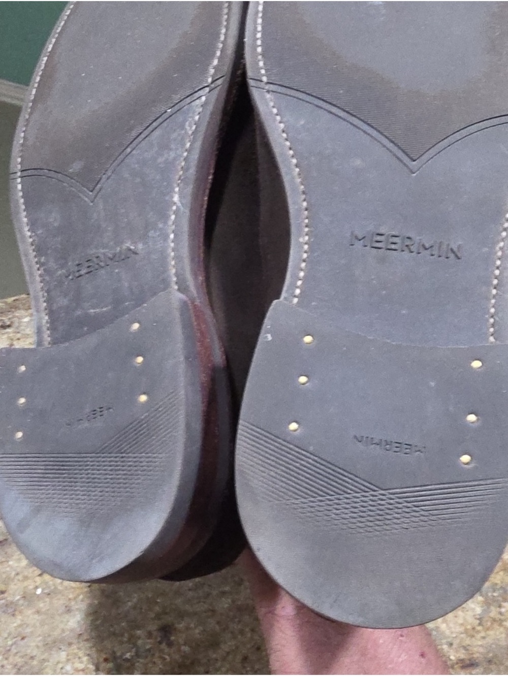 Meermin espresso brown suede superbuck loafers like new! - Picture 6 of 13